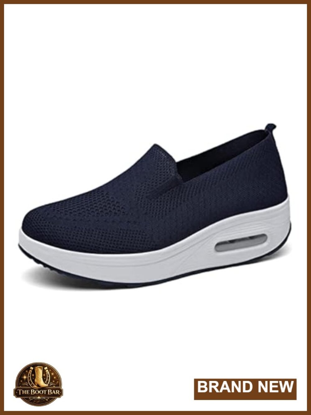 Women's Orthopedic Anti-Slip Wedge Sneakers, Mesh Slip On Walking Shoes